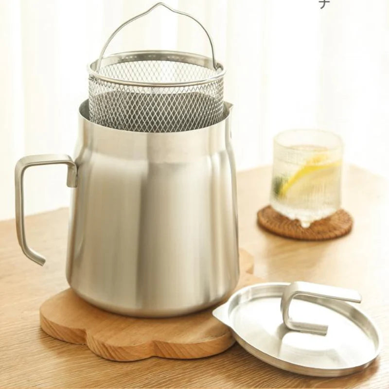 2-In-1 Oil Strainer Pot