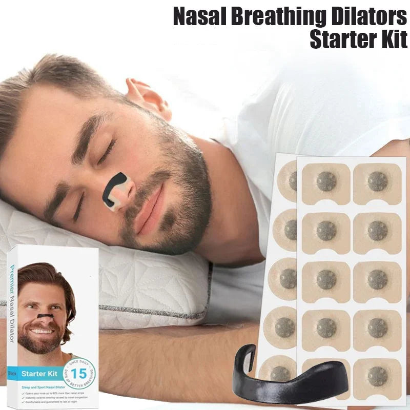 Magnetic Nasal Strips Sports Nasal Breathing Dilators Kits Increase Air Intake Improve Sleeping Reduce Snore anti Snoring Device